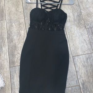 Sexy black dress